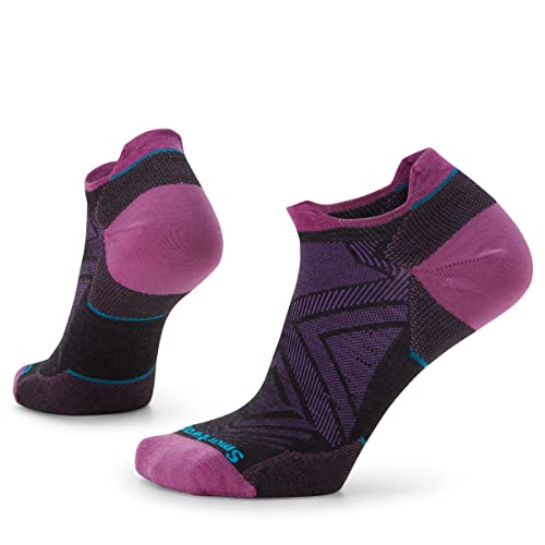 Smartwool Women's Run Zero Cushion Low Ankle Socks - Small Charcoal