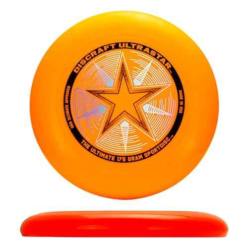 Discraft Ultrastar Neon 5-Pack | Premium Ultimate Discs - Neon Pink, Yellow, Cobalt Blue, Green, and Orange