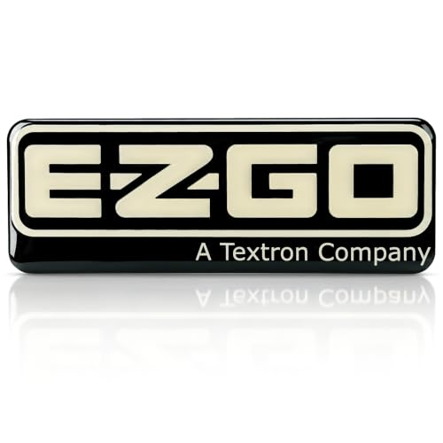 EZGO Front Name Plate Emblem for 2008-Up RXV Golf Cart - OEM#606405