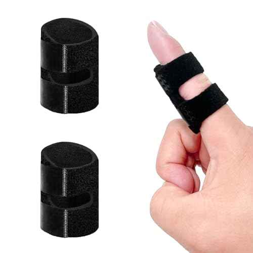 Small Trigger Finger Splint Kids (2 Pack), Thumb Splint Pinkie Finger Brace for Broken, Arthritis, Straightening, Injury, Finger Support Stabilizer for Thumb/Middle/Ring/Index/Pinky Fingers
