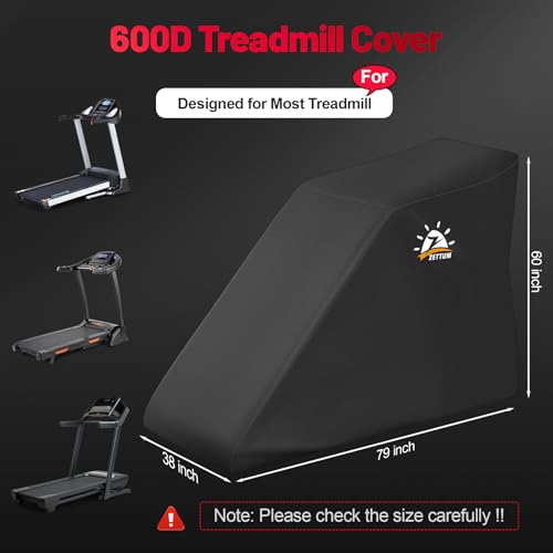 Unfolding Waterproof Treadmill Cover - 600D Heavy-Duty Dust Protector