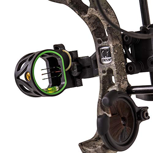 Bear Archery Royale Ready to Hunt Compound Bow Package for Adults and Youth, Right Hand, True Timber Strata