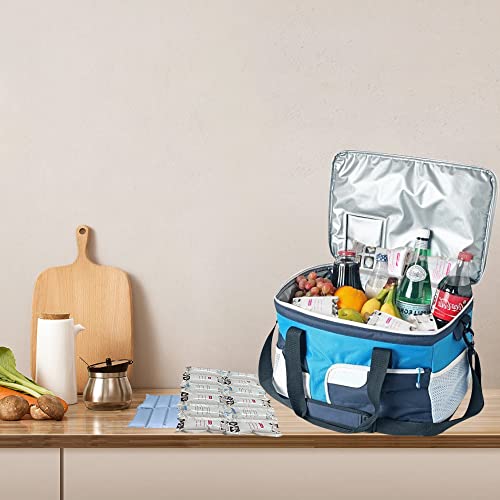 Rainbow Reusable Ice Pack Sheets for Shipping & Cold Storage 16 Sheets - 12 Cell