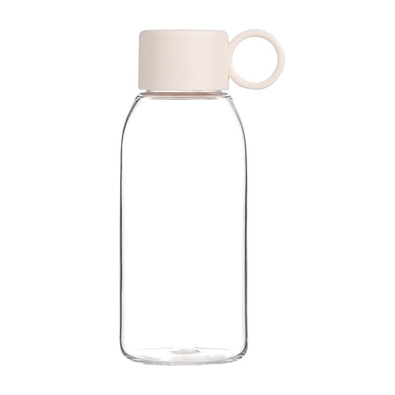 emoi 15oz Kids Water Bottle - Clear BPA-Free Leakproof Portable Flask White