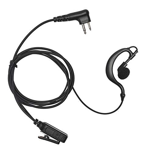 G-Shaped Earpiece for Motorola Radio CP200 GP300 Walkie Talkie Two-Way Headset with PTT Mic