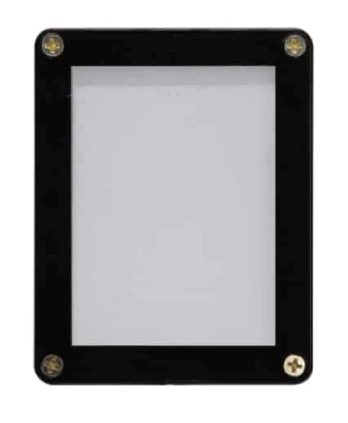 Ultra Pro 1-Card Double Holder Black 20pt - 4 Screw Screwdown #81199