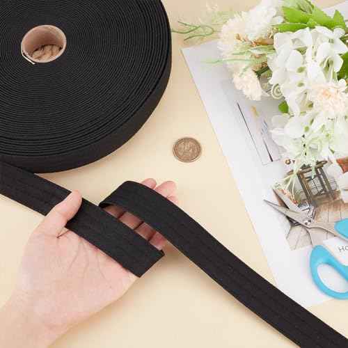 BENECREAT 16.4Yard Golf Hat Sweat Liner with Four Lines of Indentation 1.2inch Hat Liner Tape for Baseball Tennis Hat Sewing