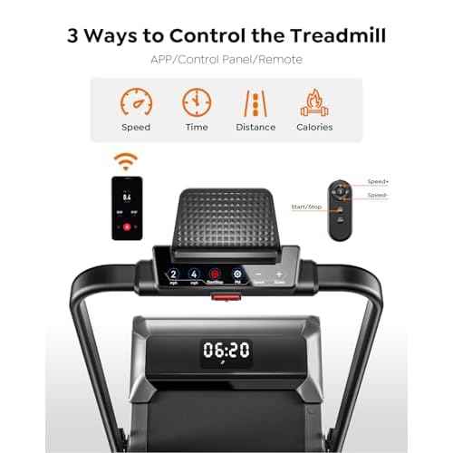 Walking Pad Treadmill with Incline, 2 in 1 Foldable Treadmills for Home Small Office, 300lbs Portable Compact Under Desk Treadmill with App, Remote Control and LED Display