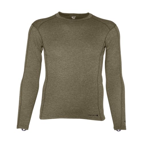 Carhartt Men's MBL131 Base Force¢ç Midweight Base Layer Poly-Wool Crew