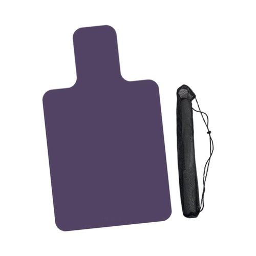 YIJU Pilates Reformer Mat Exercise Mat Portable Thick Professional Rubber Backing Sweat Absorbing with Storage Mesh Bag Towel, Violet