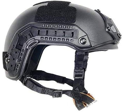 ATAIRSOFT Adjustable Maritime Helmet ABS for Airsoft Paintball(Black,M/L)