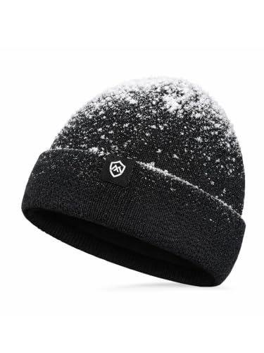 DexShell Waterproof Beanie Hat - Black Thermal Fleece-Lined Winter Cap