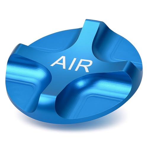 Blue Aluminium Alloy Bicycle Suspension Fork Valve Cover - Life Valve Accessory