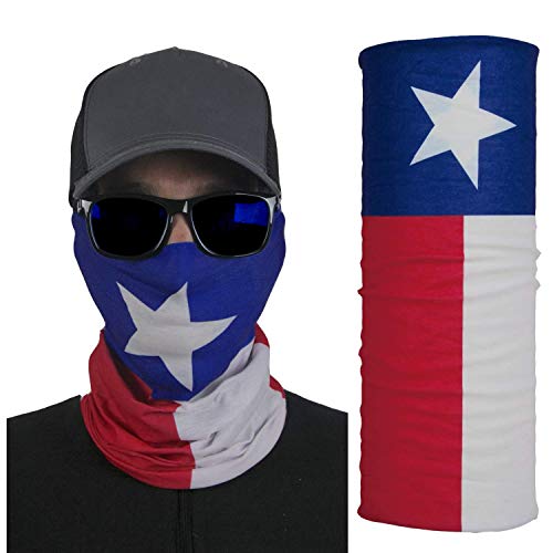 Multifunctional Sunmask Balaclava Gaiter Bandana Texas Variation