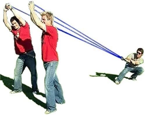 TiMi Tree Water Balloon Launcher 500 Yard Toys 3 Person T Shirt Launcher Slingshot, The T Shirt Potato Water Giant Slingshots for Adults (2 Pack)