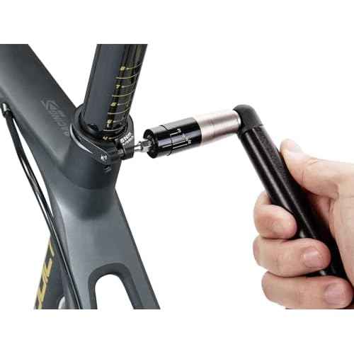 Topeak Nano TorqBar X ? Compact 2?6 Nm Adjustable Torque Wrench with 5 Tool Bits (3/4/5 mm Allen, T20/T25 Torx), Portable Precision Tool for Bike Maintenance