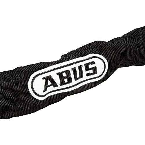 ABUS Steel-O-Chain 8807K Chain Lock - Flexible Hardened Steel Bike Lock - ABUS Security Level 8-85 cm - Black