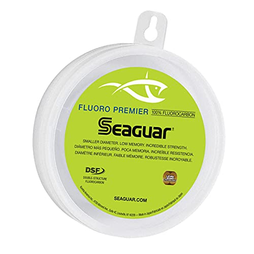 Seaguar Fluoro Premier Saltwater Fishing Line Shock Leader 30lb 50yds Clear