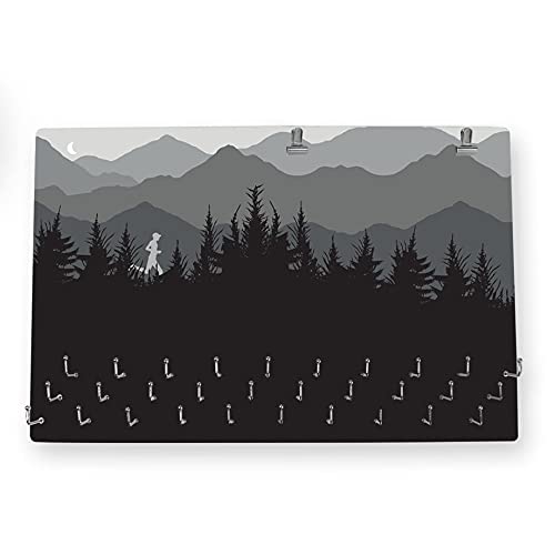 Gone For a Run Hooked On Medals Hanger & Bib Display | Run Your Terrain