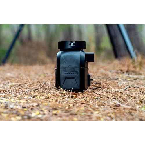Moultrie Pro Hunter III Directional Deer Feeder Kit - Quicklock Adapter Fits Most Flat Bottom Hoppers - Digital Timer System with 10 Daily Feed Times - Moultrie Connect Bluetooth