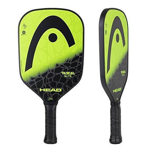 HEAD Radical Elite Pickleball Paddle - Black and Yellow, Lightweight, Mid-Level Performance