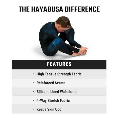 Hayabusa Geo Kids BJJ Rash Guard Boys and Girls Long Sleeve