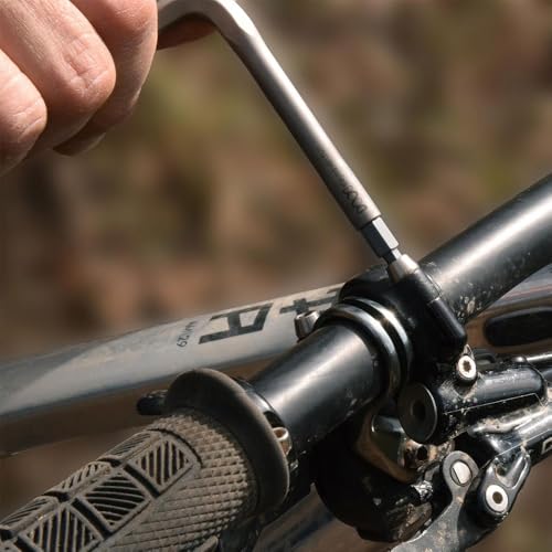 Multi-Tool for Bike Maintenance - Stainless Steel, 8 Bits, Compact & Lightweight