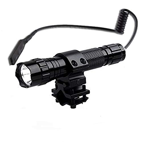 Super Bright Tactical Flashlight WF-501B L2 LED 1200 Lumens with Barrel Mount - Hunting, Camping, Outdoor