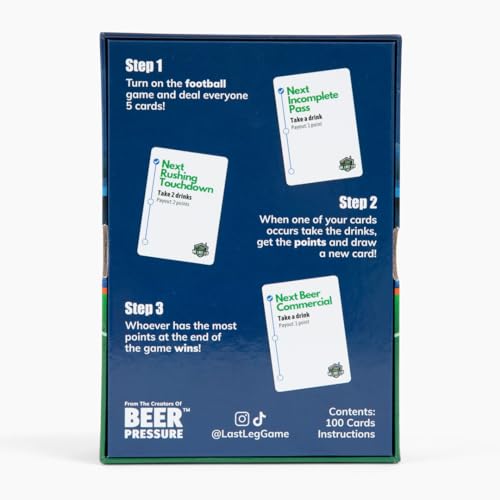 Football Hockey Drinking Game Bundle for Parties and Game Days