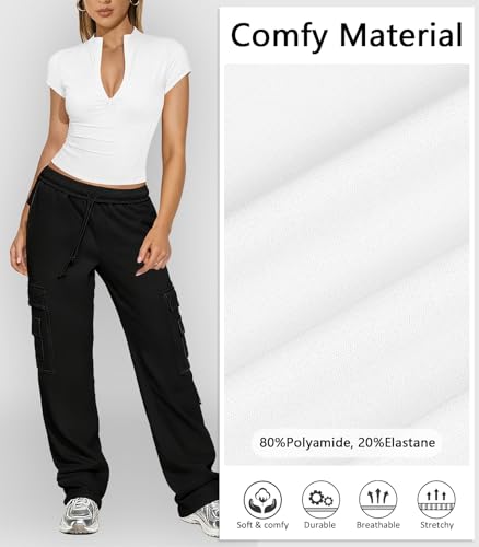 Women's Short Sleeve Quarter Zip Golf Top - Small White Workout Shirt