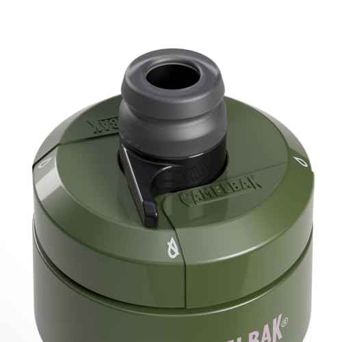 CamelBak Podium 24oz Bike Water Bottle - Easy Squeeze Bottle - Fits Most Bike Cages, Deep Fern