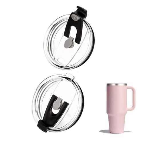 2Pack Lids Replacement for Hydro Flask 40 oz 32oz Tumbler, Replacement Lids fit Hydro Flask Travel Tumbler, Leak-proof, BPA Free