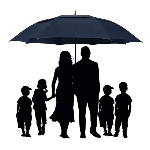 G4Free 72-Inch Oversized Windproof Golf Umbrella Navy Blue