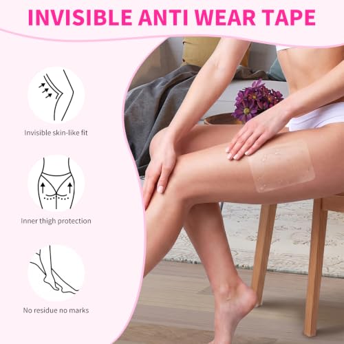 Women’s Invisible Thigh Lift Tape for Inner Thighs - Anti-Chafing & Waterproof, 20 Patches
