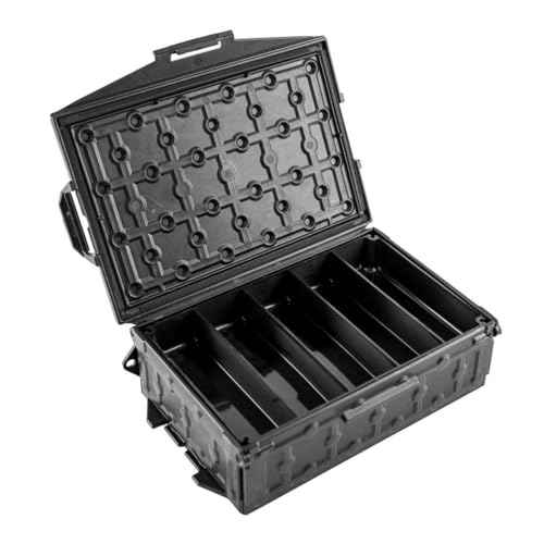 YakAttack TracPak 5x1 Inserts Two Pack | Half-Depth Organizers for Stackable Storage Box | 5 Compartments Each | Includes Stacking Tabs | Fits TracPak System | Made in USA