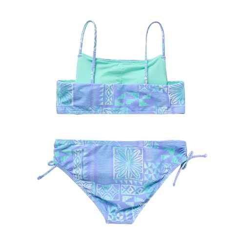 O'NEILL Girl's Square Neck Swimsuit - Swim Set for Girls with Matching Bikini Top and Bottom