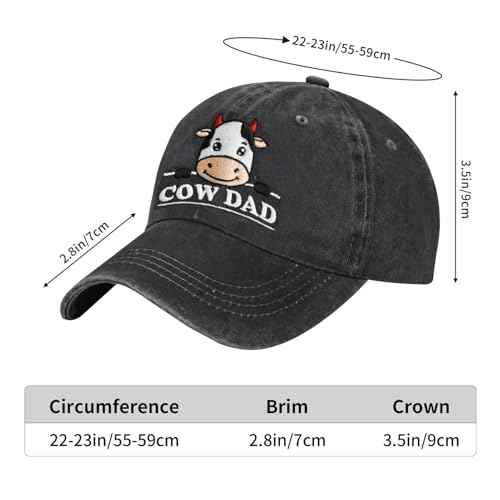 Chicken Mom Hat, Chicken Cow Farms Gifts, Cow Mom/Dad Baseball Hat Adjustable Embroidered Farmer Baseball Cap