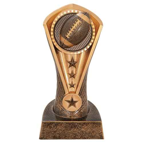 Express Medals Engraved or Blank, Pack of 12, 6.5 Inch Cobra Football Trophies