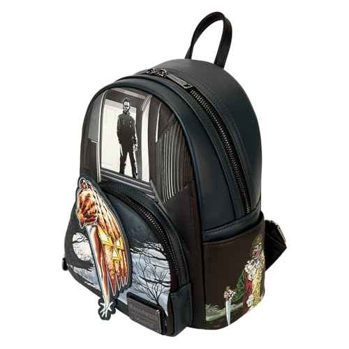 Loungefly Halloween Michael Myers Jack-O'-Lantern Glow Mini Backpack
