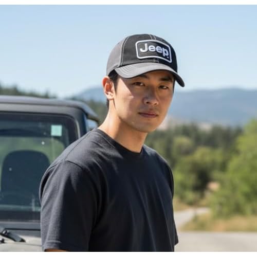 Jeep Premium Chino Twill Patch Dads Hat for Men Baseball Cap Polo Hats