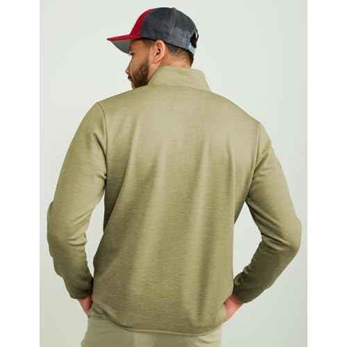 HUK mens Coldfront+ 1/4 Zip, Performance Fishing Jacket