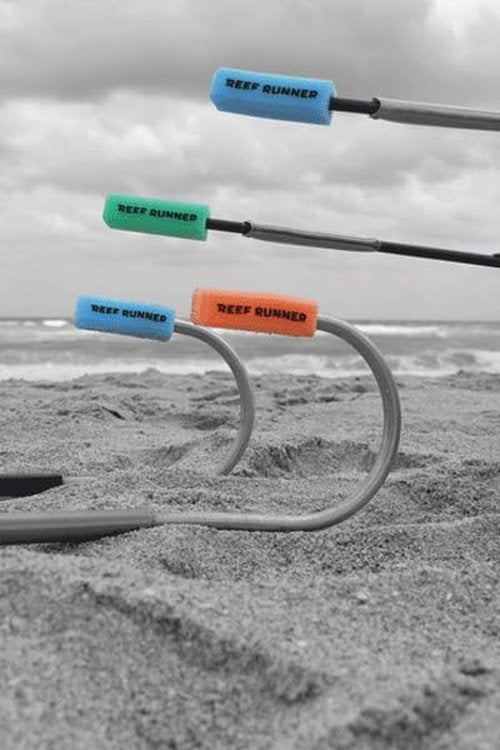Reef Runner Soft Tips Blue - 2 Pack Replacement Tips for Spearfishing and Freediving | Durable, Comfortable, and Eco-Friendly