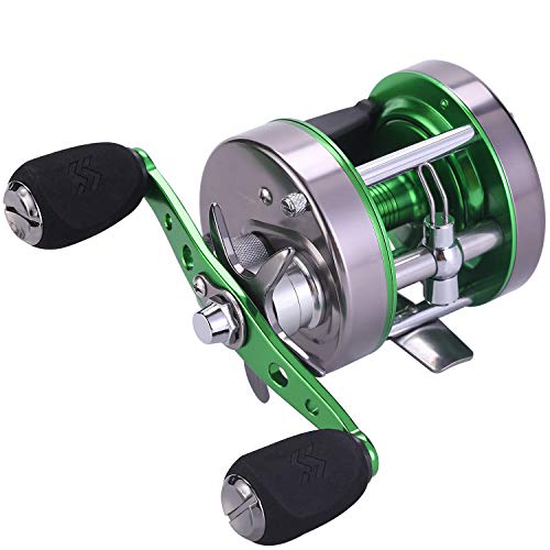 Baitcasting Reel - Right Hand / 600 Size, 22LB Drag, 5.3:1 Gear Ratio, 6+1 Bearings for Saltwater Inshore & Offshore Fishing