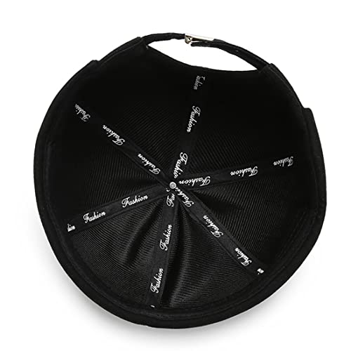 Black Cotton Brimless Docker Cap Adjustable Street Sailor Skullcap Beanie
