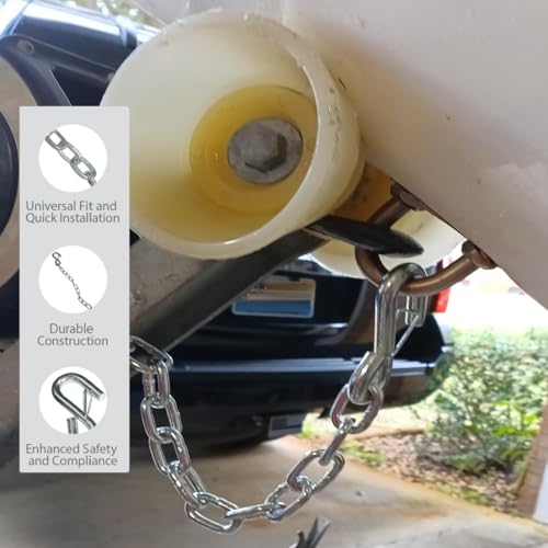 15-Inch Marine Towing Safety Chain Heavy Duty Boat Trailer Chain