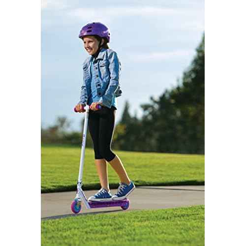 Razor Party Pop Kick Scooter - Multi-Color LED Light-Up Deck, Lightweight Steel Frame, for Kids Ages 6 and Up