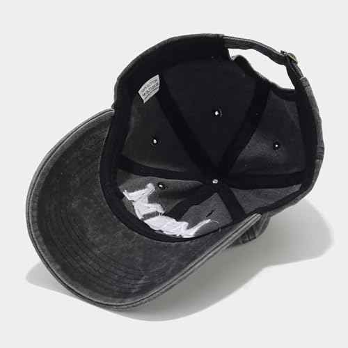 XYIYI 2 Pack Unisex Washed Vintage Baseball Cap Golf Dad Hat Adjustable Classic Low Profile Plain Cap for Men Women