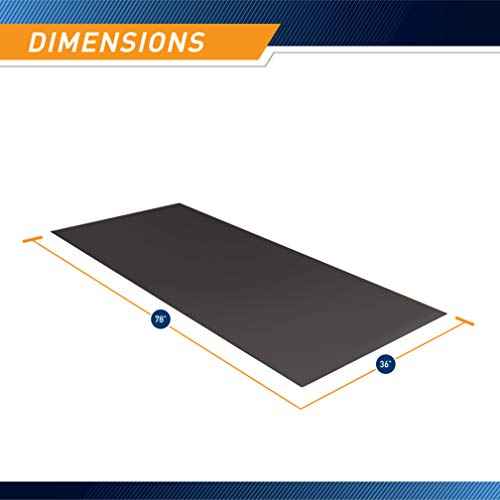 Marcy Fitness Equipment Mat and Floor Protector Compatible for Treadmills, Elliptical, Exercise Bikes, Stationary Cycles and Accessories