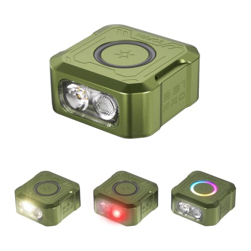 Sofirn SE1 Pro RGB Pocket Flashlight - USB-C Rechargeable, Green Variation