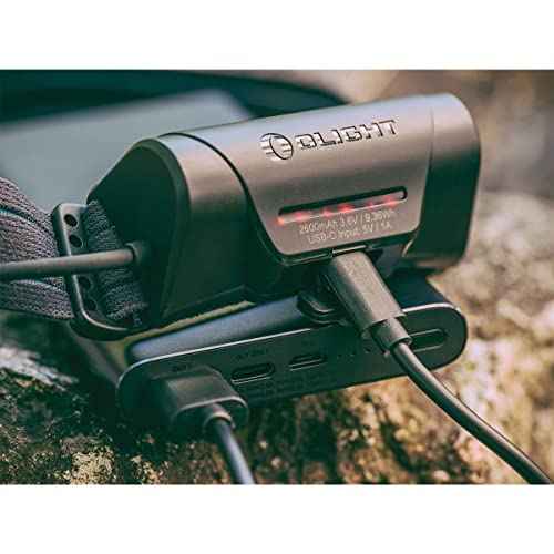 OLIGHT Array 2S Headlamp, 1000 Lumens with Hand Wave Control, 4 Modes Bright LED Headlight with Red Light, Rechargeable Lightweight Head Flashlights for Running, Working, Camping Gear
